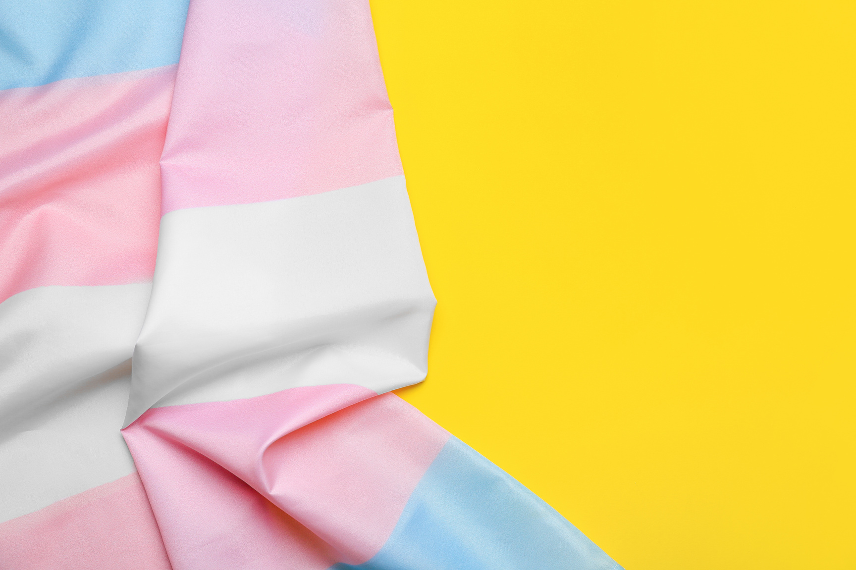 Transgender Flag on Color Background